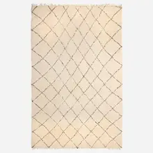 Pile carpet by Moroccan, hand-knotted wool, sold Jan 2023