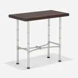 Rare occasional table by Warren McArthur, c. 1930, aluminum, Bakelite, sold Jan 2023