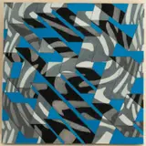Random Action by James Massena March, Acrylic on canvas,Unsigned.H: 24 W: 24 in., offered Oct 2026