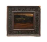 born 1956). "Thanksgiving Day" - 1996 by Dorothy Woerth, oil on board, sold Jan 2026