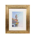 Don't Jump"- late 20th century by Wyatt Waters, watercolor on paper, sold Jan 2026