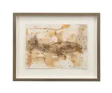 Untitled - Whale- 2004 by Angelbert Metoyer, watercolor and mixed media on paper, sold Jan 2026