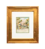Untitled - Street View of a New England House by Anthony Thieme, watercolor on paper, sold Jan 2026