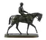 Untitled by Pj Mene, Bronze figure, sold Aug 2026