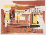 Untitled by John Piper, lithograph "L'Ile-d'-Elle", sold Dec 2023