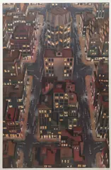 Untitled by Art Werger, etching "Midnight", sold Dec 2023