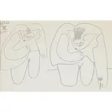 Etudes VII (d'apres Manet) by Pablo Picasso, 1961, graphite on les Annonay (watermarked) paper, sold Mar 2022