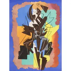Danse Espagnole by Gino Severini, 1961, lithograph in colors, sold Mar 2022