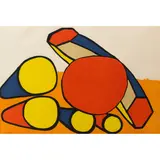 Composition with Circles and Tubes," circa by Alexander Calder, lithograph in colors, sold Mar 2022