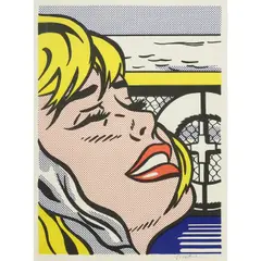 Shipboard Girl by Roy Lichtenstein, 2013, lithograph, sold Mar 2022