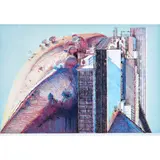 Country City by Wayne Thiebaud, 1988, etching and aquatint in colors, sold Mar 2022