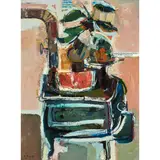 Untitled by Robert Aaron Frame, oil on canvas, sold Mar 2022
