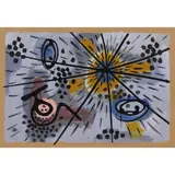 How I Wonder by Gordon Onslow Ford, 1980, mixed media on paper, sold Mar 2022