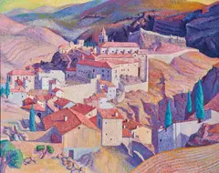California Landscape by Manuel de Arce, oil on canvas, sold Mar 2022