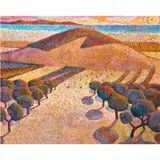 Sonoma Landscape by Manuel de Arce, 1967, oil on canvas, sold Mar 2022