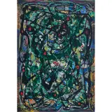 Untitled (Pollock) by Yiannis Maltezos, oil on board, sold Mar 2022