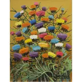 Cardons du Liban by Bibi Zogbé, 1966, oil on board, sold Mar 2022