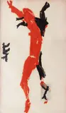 Untitled (Red Figure), 1985 by Irene Whittome, 1985, mixed media on paper, sold Mar 2026