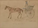Calêche Monsieur?, 1846 by Charles Dawson Shanly, 1846, watercolour on paper, sold Apr 2026