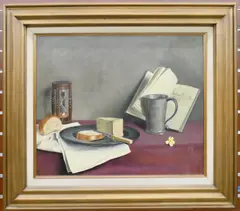 Untitled by Dennis Ramsay, Oil Painting Framed 29''x33'', sold Jun 2023