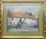 Untitled by Jeanne Stewart, Watercolor Framed 19''x22.5'', sold Jun 2023