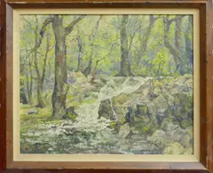 Untitled by William Copp, Oil Painting Framed 20''x24'', sold Jun 2023