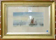 Untitled by Thomas Thoutinien, Watercolor Framed 17''x24.5'', sold Jun 2023