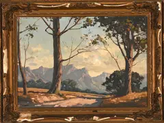 ) by T. Scotty, oil on board, sold Mar 2023