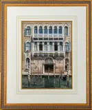 Venetian Palazzo by Jonathan Pike, 1995, Watercolor on Paper, sold Nov 2023