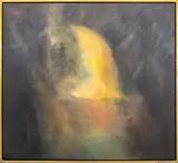 Aurora Borealis: Study by Doris Kreindler, Oil on Canvas, sold Dec 2023