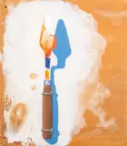 Untitled by Domenick Capobianco, Acrylic Painting on Wood Board, sold Dec 2023