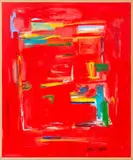 Untitled by Joan Hyde Shapiro, Oil Painting on Canvas, sold Dec 2023