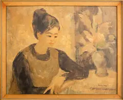 Untitled by Nathan Wasserberger, Oil on Canvas, sold Dec 2023