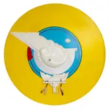 wall sculpture from his "Cloud Goddess" series by Ted Ramsay, mixed media of cast fiberglass resin, sold Dec 2023