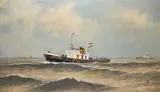 Engeland by Haaike Abraham Jaarsma, 1954, Oil on board -, sold Jun 2026