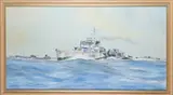 T.s.m.v. by Edward W Paget-Tomlinson, 1989, Watercolour on paper heightened with white -28 x, offered Jun 2026