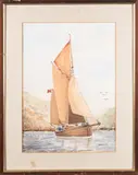 On the Grand Junction Canal by Capt. Algernon H. Drummond, 1922, Watercolour -, sold Jun 2026