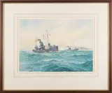 Minesweepers by William Minshall Birchall, Watercolour -, offered Jun 2026