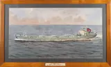 MV Naess Texas by George Wiseman, 1969, Watercolour -, sold Jun 2026