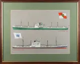 MV Somersby 1954 by Edward E. Paget, Watercolour -, sold Jun 2026