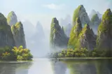 A view of Guilin by Li Chen Ping, Oil on canvas -, offered May 2026