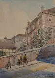 St Mary Redcliff Church by Arthur Cecil Fare, Watercolour on paper -, offered May 2026