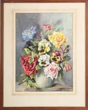 Still life floral study - Watercolour on paper - Signed by Beatrice R Rowlstone, Watercolour on paper -, sold May 2026