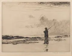 The Waterfowler by Norman Wilkinson, Etching -, sold May 2026