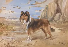 Champion Thane of Athelney by Reuben Ward Binks, Watercolour -, sold May 2026