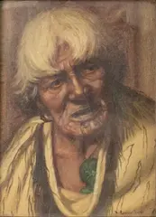 A portrait study of a Maori woman by Vera Cummings, Oil on canvas -, sold Apr 2026