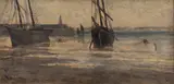 Lowtide by David Donald, Oil on canvas -Signed 'D Donald' lower left -, sold Apr 2026