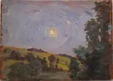 The Green Down - Oil by William Samuel Horton, Oil on board -, sold Apr 2026