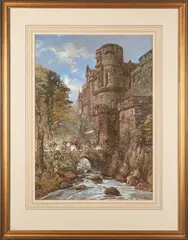 Defending the Castle - Watercolour - 46 by Samuel Rayner, Watercolour, sold Apr 2026
