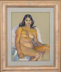Nude Study by Dorothy King, Pastel on paper -, offered Apr 2026